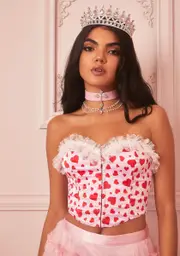 [Sugar Thrillz] Love Surrounds Me Corset Top