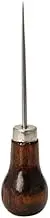 tooloflife Awl Gourd Shape Awl Tailors Awl Wood Handle Scratch Awl Sewing Awl Tool Ideal for Arts and Craft, Home Repair, Woodwork, Tailoring, or Leatherwork