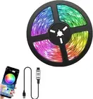 RGB LED Strip Lights, Smart LED Lights for Bedroom, Bluetooth LED Lights APP Con