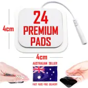 ALDI VISAGE TENS EMS compatible PADS - 4cm x 4cm x 24 PREMIUM ELECTRODE PADS