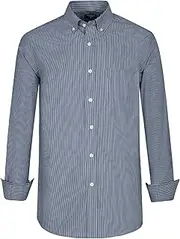 [YEAR IN YEAR OUT] Water and Stain Shield Dress Shirts for Men Button Down Long Sleeve Shirts for Men(Big and Tall Available)