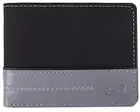 Skechers Men's Slimfold Canvas Vegan Leather RFID Wallet Black & Grey NEW
