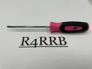 Snap-on Tools NEW PINK 1/8" Flat Head Soft Grip Mini-Tip Screwdriver SGD304BPM