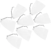 MUSISALY Face Cleaning Foaming Net Bag Exfoliating Mesh Soap Net Pouch for Gentle Wash 8pcs