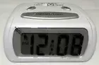 Xtime LCD Alarm Clock White New Caravan Motorhome RV's Boat Camping Home