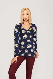 Printed Tunic--THRE-17485