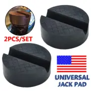 Jack Rubber Pad with Slot 2x for Hydraulic Ramp Jack Trolley Jacking Pad Adapter