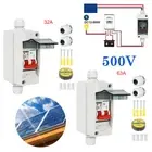 DC12-500V 32/63A PV Disconnect Circuits Breaker Solar System Isolator Switch Box