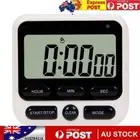 Digital Stopwatch Kitchen Countdown Timer Alarm Reminder Clock (Black) AU