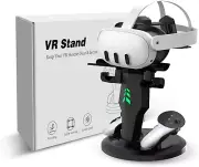 Charging Dock for Meta Quest 3 Headset Controllers with Battery, VR Charging