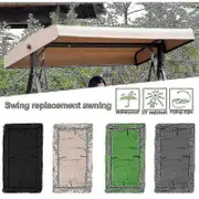 Replacement Roof Garden Swing Universal Swing Roof Porch Swing Bench Garden Lounger 2-3 Seater 191 X 120 Cm_y grey