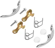 MUELODSIC 10PCS Trumpet Water Key Assembly Kit Easy Installation Spit Valve and Slide Screw Replacement Parts Compatible with Various Trumpet Brands Enhance Sound Quality and Performance