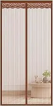 Magnetic Screen Door Mesh Curtain 150x220cm, Hands Free Magnetic Screen Door, with Strong Magnets Self-Sealing, Full Frame Hook&Loop Strip, Easy Install, Pet and Kid Friendly