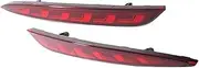 Compatible For Tesla Model Y 2019-2024 Rear Bumper Fog Light Streamer Turn Signal Accessories - Model Y 2024 Rear Bar Lamps For Enhanced Visibility(Blue)