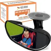 COZY GREENS Rearview Baby Car Mirror Windshield Infant Front Facing, Shatterproof Child Safety Mirror, Adjustable Suction Cup (S) by