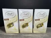 3 Bags Lindt Lindor White Chocolate Candy Truffles, 5.1 oz. Bags