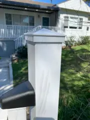 25x Caps WHITE Aluminum Post Cap 150mm x 150mm Fencing Capping