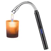 Candle Lighter Rechargeable Electronic Flameless Fire Starter Lighter LEDDisplay