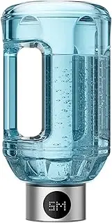 Portable Hydrogen Rich Water Bottle Hydrogen Water Generator Ionizer Machine Make 5 Minutes Hydrogen Production Up to 1200 PPB for Home Office Travel Use 1.5 L