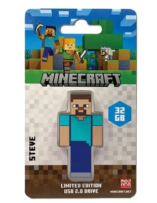 Verbatim Minecraft Collector s Edition USB Flash Drive - 32GB - Steve. Retail Pa