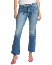 MOTHER The Outsider Ankle High On The Hog Crop Jean