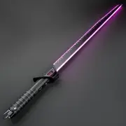 Star Wars Lightsaber LGT XENOPIXEL Saber "Mandalorian Black Darksaber" Replica
