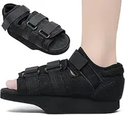 [Tairibousy] Post Op Recovery Shoe Adjustable Medical Walking Shoe Forefoot Off-Loading Healing Shoe for Post Surgery or Operation Support, Broken Foot, Bunions Broken Big Toe Surgery Forefoot Splint (S)