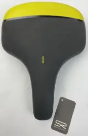 NWT Selle Royal VIVO Bicycle Saddle Black w Yellow Accents Model 1504URN LOOK