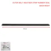 For Mitsubishi Mirage Space Star '12 '18 Rear Rh Outer Weatherstrip Door Belt (for: Mitsubishi)