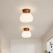 Aisle Ceiling Lamp Glass Ceiling Lamp Ceiling Chandelier Semi Flush Mount Ceiling Light Fixture 85-265V