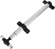 Veemoon 1pc Single Tie Rod Accessories Tank Small Telescopic Luggage Handle Cooler Bag Suitcase Handle Accessories Heavy-Duty Handle Lure Plane Luggage Rod Wattle Prop Black Aluminum Alloy