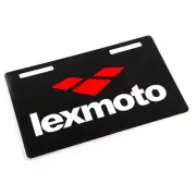 Scooter Lexmoto Number Plate for Lexmoto, Longjia, Taro (NPB046) FROM CMPO BNIB