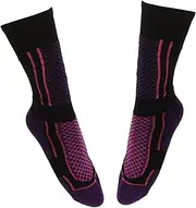 [Kisangel] Equestrian Socks Running Socks Sports Socks for Men Cycling Socks Bike Riding Socks Sweat Absorbing Socks Sports Socks for Equestrian Basketball Socks Hiking Gear Grey