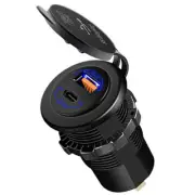 Quick Charger Car Cigarette Lighter Socket Dual USB Port Charging Power Outlet (for: Volvo)