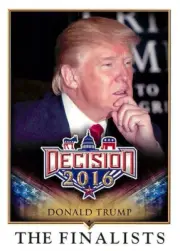 Decision 2016 Complete Base Set - Cards #1-#110 - Donald Trump Clinton Obama