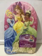 Disney Princess Kickboard Water Toy Cinderella Belle Tiana Pink Foam NEW Sealed