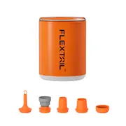 FLEXTAIL Tiny Pump 2X-Ultimate 3-in-1 Outdoor Pump and Camping Lamp - Orange