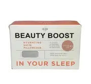 Shine by Night Satin Beauty Boost HYDRATING 1 Standard SZ Pillowcase GREY Color