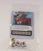 Marvel Dice Masters Deadpool * FLYING CAR * RARE Uncommon Set CUR + 4 dice