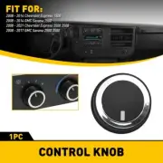 Heater Temperature Knob Control For Durable 2008-2021 Chevy Savana GMC Express (for: Chevrolet)