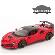 BBURAGO RACE & PLAY FERRARI SF90 XX STRADALE 1/18 DIECAST ORANGE RED 18-16020