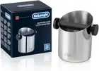 De'Longhi Knock Box for Coffee & Espresso Grounds Dishwasher Safe, Stainless.