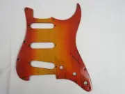 Solid wood carved Spalted Maple SSS GUITAR Pickguard #3721