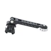 Niceyrig Extension Base Plate Bracket with 3 Cold Shoe Mounts Adapter