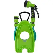 10m 7 Function Spray Gun Garden Mini Hose Reel Set