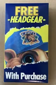 JOE CAMEL Smooth Character Snap Back Cap Hat '90 Blue ~ NEW OLD STOCK IN BOX!