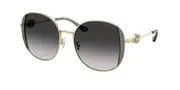 Coach HC7176B CAD73 90053C Men's Sunglasses Gold Size 54