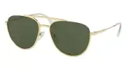 RARE New PRADA Lightweight Metal Gold Aviator Sunglasses SPR 50US 5AK1I0 PR50US
