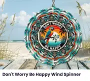 Don’t worry be happy wind spinner
