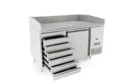 Atosa 1 DOOR PIZZA TABLE FRIDGE WITH DRAWERS 1510 MM EPF3490